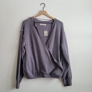 Free People Wrap Long Sleeved Shirt (Medium)